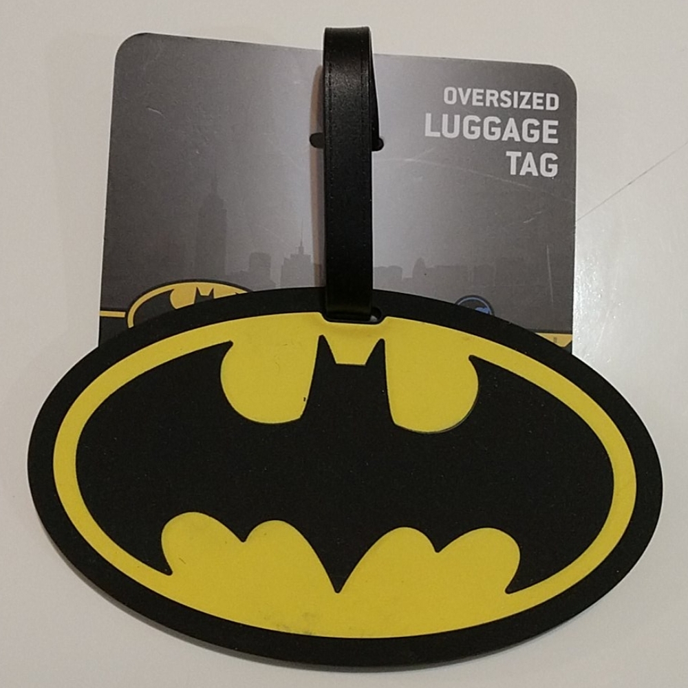 DC Comics Batman Oversized Luggage Tag NWT - Picture 1 of 4